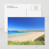 Crantock Bay Postkarte (Vorne/Hinten)