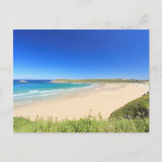 Crantock Bay Postkarte (Vorderseite)