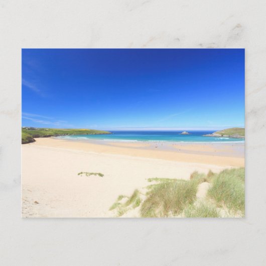 Crantock Bay Postkarte (Vorderseite)