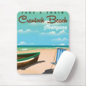 Crantock Beach, Newquay Vintages Reiseplakat Mousepad (Mit Mouse)
