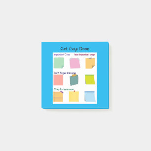 Crap Fertig farbige Sticky Notes Post-it Klebezettel