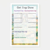 Crap Fertige Post-It-Notes abrufen Post-it Klebezettel (Vorderseite)