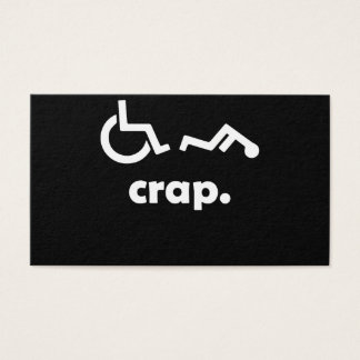 Crap Handicap Funny Rollstuhl T-Shirt Mit Behinder