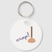 Crap Plunger Schlüsselanhänger (Vorderseite)