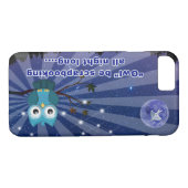 Crapbookers "Owl Be Scrapping All Night Long" Case-Mate iPhone Hülle (Rückseite (Horizontal))