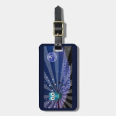 Crapbookers "Owl Be Scrapping All Night Long" Gepäckanhänger (Vorderseite vertikal)