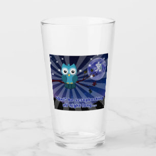 Crapbookers "Owl Be Scrapping All Night Long" Glas