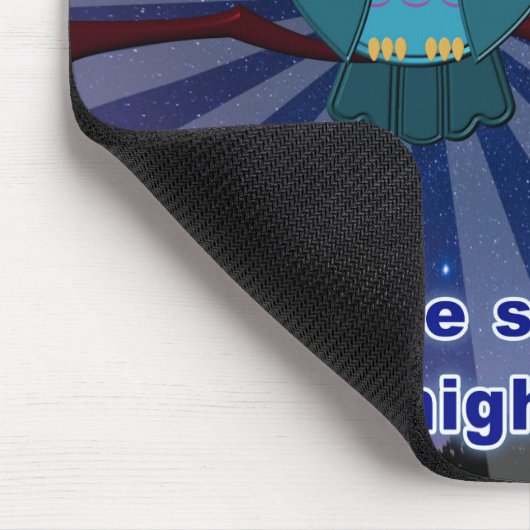 Crapbookers "Owl Be Scrapping All Night Long" Mousepad (Ecke)