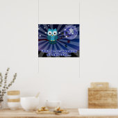 Crapbookers "Owl Be Scrapping All Night Long" Poster (Küche)