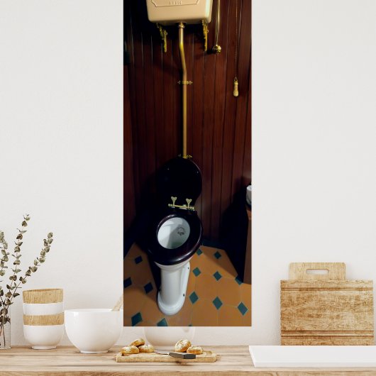 CRAPPER TOILET POSTER (Küche)