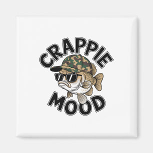 Crappie-Angeln Crappie-Laune Lustiges Geschenk Sar Magnet