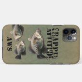 Crappie Attitude Fishing Case-Mate iPhone Case (Rückseite (Horizontal))