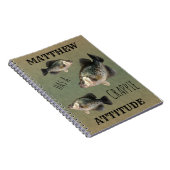 Crappie Attitude Fishing Notizblock (Rechte Seite)