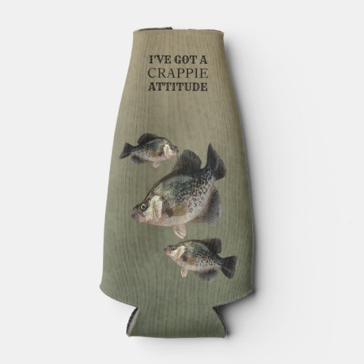 Crappie Attitude Flaschenkühler (Vorderseite)