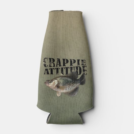 Crappie Attitude Flaschenkühler (Vorderseite)