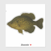 Crappie-Ausschnitt-Aufkleber Aufkleber (Blatt)