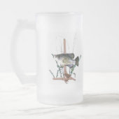 Crappie-Berg Mattglas Bierglas (Links)