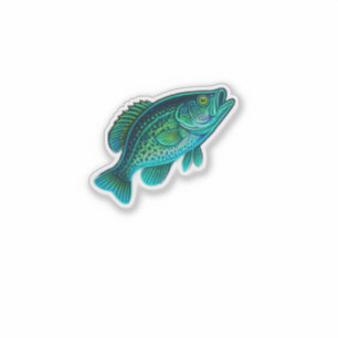 Crappie Cutout Sticker