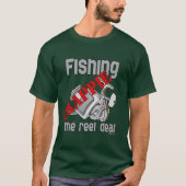 Crappie der Angelgewerbe Ernsthafte Fischerei T-Shirt (Vorderseite)