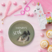 Crappie Fisch 50. Geburtstag Pappteller (Party)