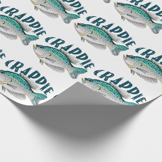 Crappie Geschenkpapier (Ecke)
