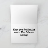 Crappie Get Well Card Karte (Innenseite)