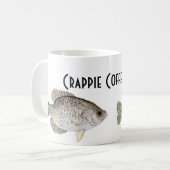 Crappie-Kaffee-Tasse Kaffeetasse (Vorderseite Links)