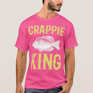 Crappie King Crappie Angelfisch Jagd T-Shirt