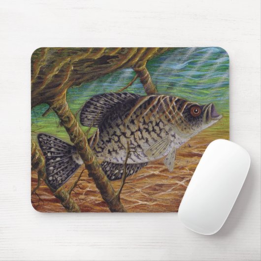 Crappie Mousepad (Mit Mouse)