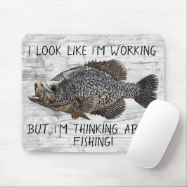 Crappie Panfish Angelarbeit Cooler Angler Mousepad