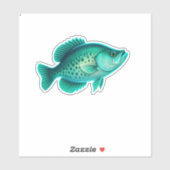 Crappie Sticker (Blatt)