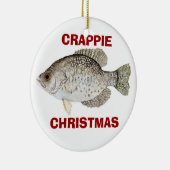 CRAPPIE-WEIHNACHTEN KERAMIK ORNAMENT (Rechts)