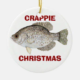 CRAPPIE-WEIHNACHTEN KERAMIK ORNAMENT