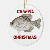 CRAPPIE-WEIHNACHTEN KERAMIK ORNAMENT (Links)