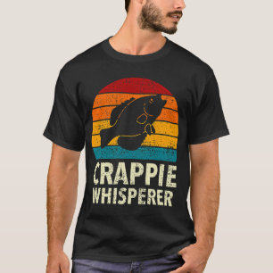 Crappie-Whisperer-Angeln Süßwasser-Sportfischen T-Shirt