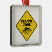 Crappie-Zone Ornament Aus Metall (Rechts)