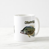 Crappiefischen Kaffeetasse (VorderseiteRechts)