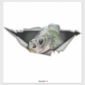 Crappy car decal, Crappy Aufkleber, Crappy zerriss Aufkleber (Blatt)