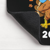 Crappy Erntedank Dabbing Turkey Pilgrim Boys Ki Mousepad (Ecke)