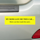 crappy Mamma! ! ! Autoaufkleber (Auf Auto)