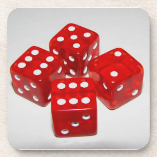 Craps Anyone Untersetzer Set