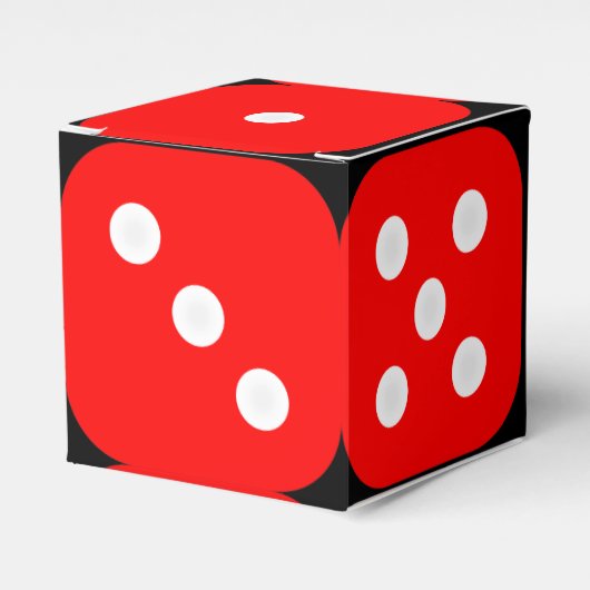 Craps Dice Box mit benutzerdefinierbarem Hintergru Geschenkschachtel (Vorderseite)