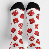 Craps Dice Gemustert Socken (Oben)