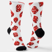 Craps Dice Gemustert Socken (Gewinkelt)