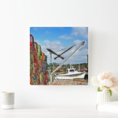 Craps gestapelt und fertig quadratische wanduhr (Zuhause)