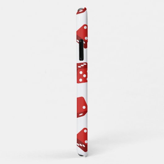 Craps Player Red Dice Case-Mate iPhone Hülle (Hinten/Rechts)