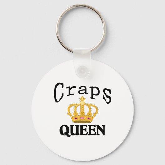 Craps Queen Schlüsselanhänger (Vorderseite)