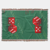 Craps Table mit Las Vegas Diät Decke (Vorderseite)