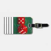 Craps Table mit Las Vegas Diät Gepäckanhänger (Vorderseite horizontal)