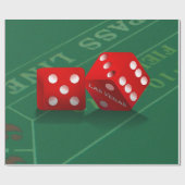 Craps Table mit Las Vegas Diät Geschenkpapier (Flach)
